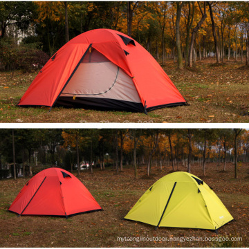 Wholesale 2 Person Tent, Double Layer Fiberglass Pole Tent